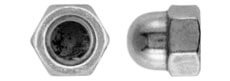 Hutmuttern DIN 1587