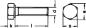 Preview: Sechskantschraube  M 5 x 60  DIN 933 8.8 Verzinkt  1 Stk.
