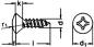 Preview: Linsen-Senk-Blechschraube mit Kreuzschlitz 3,9 x 22 DIN 7983 A2 100 Stk.