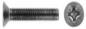 Preview: Senkschraube mit Kreuzschlitz  M 4 x 60  DIN 965 A2 100 Stk.