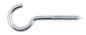 Preview: Schraubhaken gebogen 25 mm Verzinkt 100 Stk.