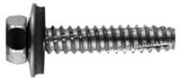 Fassadenbauschraube mit Zapfen und 16 mm Dichtscheibe Form B  6,3 x 32 - 100 Stk.