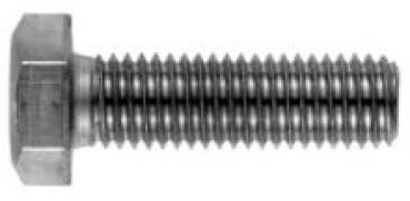 Botao Sechskantkopf, (pp), M10 x 70mm, Kunststoffschrauben, Muttern &  Unterlegscheiben, - Schrauben 20pcs weiß