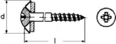 Spenglerschrauben Torx 4,5 x 80 A2 200 Stk.