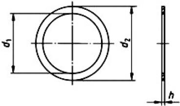 Paßscheiben DIN 988  8 x 4 x 0,2 mm  25 Stk.