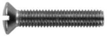 Linsen-Senkschraube mit Schlitz  M 4 x 30  DIN 964 A2 100 Stk.
