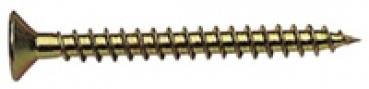 Spanplattenschraube-Senkkopf-Vollgewinde - Torx 3 x 16 mm  Verzinkt - 1000 Stk.