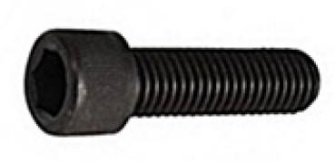 Zylinderschrauben mit Innensechskant  M 10 x 35  DIN 912 Edelstahl Schwarz  1 Stk.