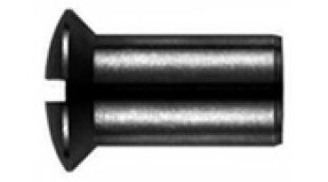 Hülsenmuttern M 8  Edelstahl Schwarz  10 Stk.