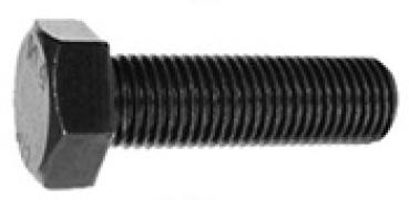 Sechskantschrauben DIN 933  M 8 x 25  Edelstahl Schwarz  1 Stk.