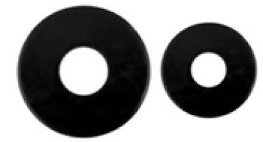 Karosseriescheibe M 5 Edelstahl  Schwarz 5,3 x 20  25 Stk.