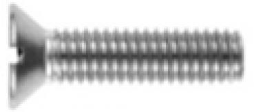 Senkschraube mit Schlitz  M 2 x 5  DIN 963