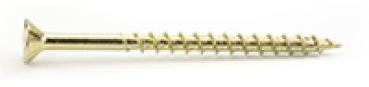 Spanplattenschraube-Senkkopf-Teilgewinde - Torx 3,5 x 30/18 mm  Verzinkt - 1000 Stk.
