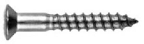 Linsensenkkopf-Holzschraube mit Kreuzschlitz  5 x 50 DIN 7995 A2 100 Stück