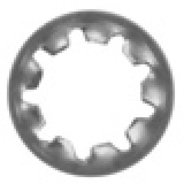 Zahnscheiben M 4 Form I DIN 6797 A2  1000 Stk.