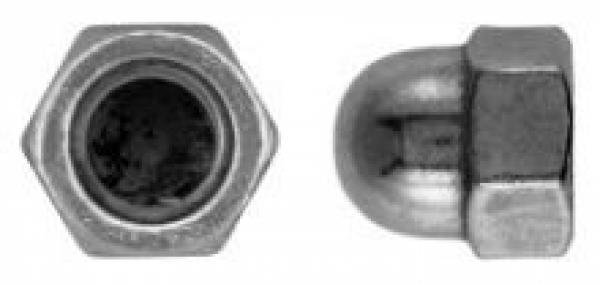 Hutmutter  M 10 DIN 1587 Galv.-Verzinkt 1000 Stk.