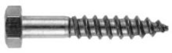Sechskant Holzschraube DIN 571 10 x 140 Verzinkt 100 Stück