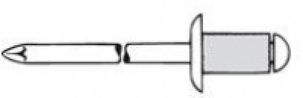 Blindnieten 4 x 30 mm  250 Stk.