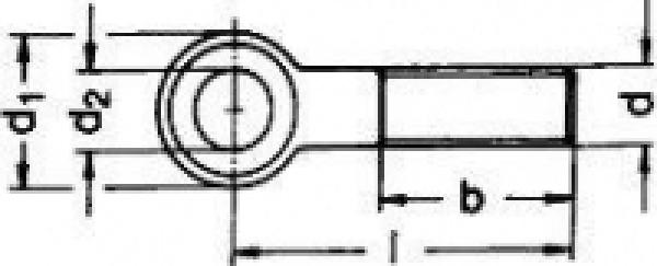 Augenschraube M 8 x 70 DIN 444 A2 10 Stk.