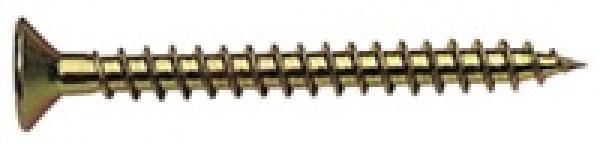 Spanplattenschraube-Senkkopf-Vollgewinde - Torx 4,5 x 50 mm  Verzinkt - 500 Stk.