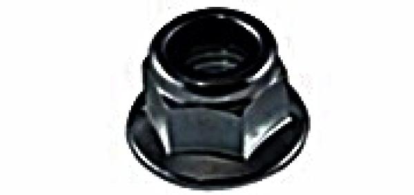 Stopmutter mit Flansch M10 DIN 6926 Edelstahl Schwarz 1 Stk.