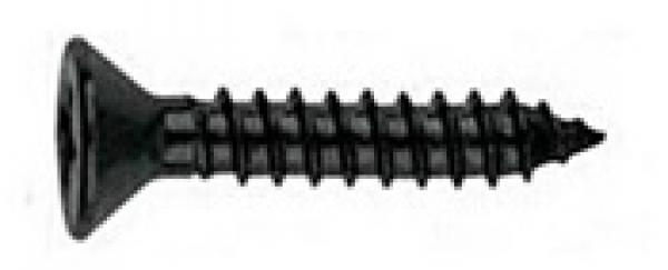 Blechschrauben DIN 7982 Edelstahl Schwarz Brüniert 3,5 x 16 A2 25 Stk.