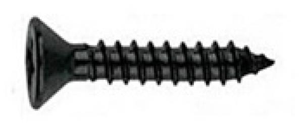 Blechschrauben DIN 7982 Edelstahl Schwarz Brüniert 3,9 x 19 A2 25 Stk.