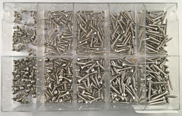Blechschrauben Senkkopf DIN 7982 TORX A2 Edelstahl V2A Ø 2,2-4,8 TORX 