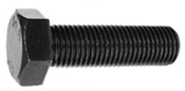 Sechskantschrauben DIN 933  M 8 x 25  Edelstahl Schwarz  1 Stk.