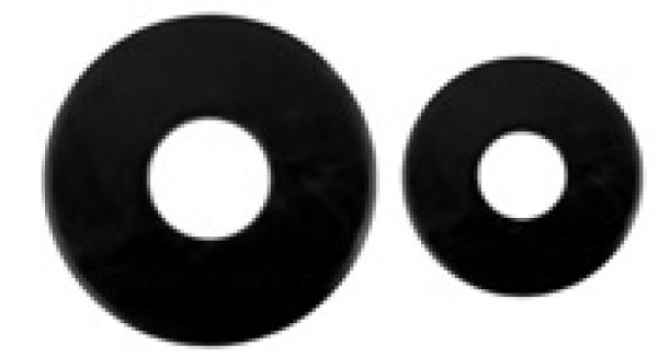 Karosseriescheibe M 5 Edelstahl  Schwarz 5,3 x 20  25 Stk.