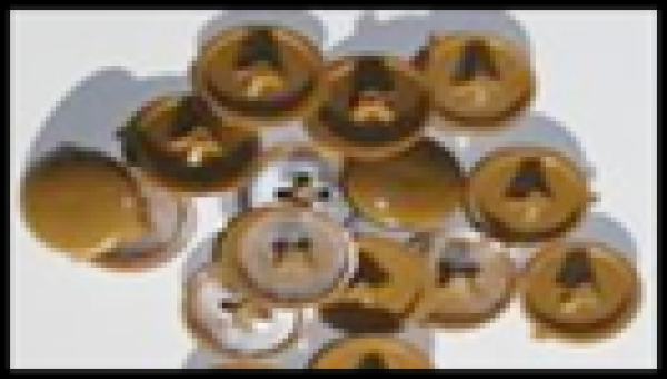 Abdeckkappen dunkel Braun für 3 mm Spanplattenschrauben