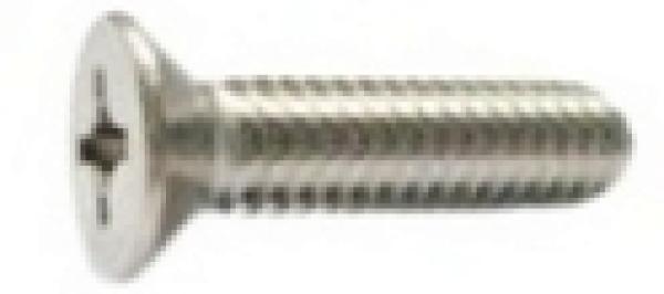 Senkschraube mit Kreuzschlitz  M 1,6 x 16  DIN 965 A2 100 Stk.