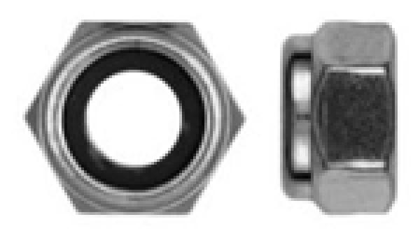 M6 120 x Mutternsortiment selbstsichernd Sicherungsmuttern Stoppmuttern M2 