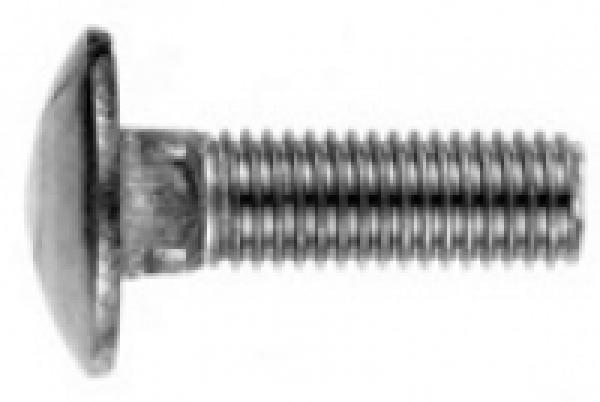 Schloß-Schrauben 10 mm M10 DIN 603 Vollgewinde 10 x 130 Edelstahl A2 5 Stk 