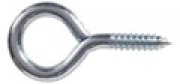 Ösenschraube mit Holzgewinde 30 X 12 Verzinkt 1 Stk.