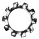 Zahnscheiben M 12 Form A DIN 6797 A2  500 Stk.