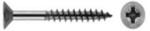 Spanplattenschraube 6 x 45/30 mm  100 Stk.