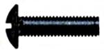 Becherschraube mit Schlitz  M 5 x 20   Edelstahl Schwarz  50 Stk.