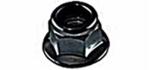 Stopmutter mit Flansch M3 DIN 6926 Edelstahl Schwarz   50 Stk.