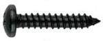 Blechschrauben DIN 7981 Edelstahl Schwarz Brüniert 4,8 x 16 A2 100 Stk.