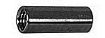 Gewindemuffe M 10 x 40 mm  Edelstahl Schwarz  1 Stk.