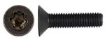 Senkschraube mit Torx M 6 x 25 DIN 965 Edelstahl Schwarz  50 Stk.