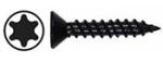 Holzschrauben 5 x 35 mm Senkkopf-Vollgewinde - Torx Edelstahl Schwarz  25 Stk.