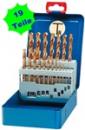Bohrer-Set 19 Teile DIN 338 HSS-TIN Titannitriert  1 Stk.